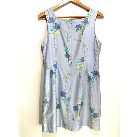 Lilly Pulitzer midi dress floral coastal beach vacation resort women 12 - Picture 2 of 6